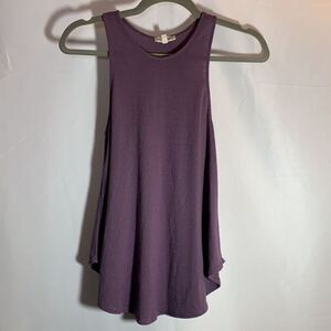 Wilfred Free Purple Knit Tank Top